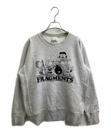 Champion REVERSE WEAVE×PEANUTS×VA（チャンピオン リバース ウィーブ×ピーナッツ×ヴイエー）の古着「PEANUTSプリントスウェット　/　C8-C056」｜グレー
