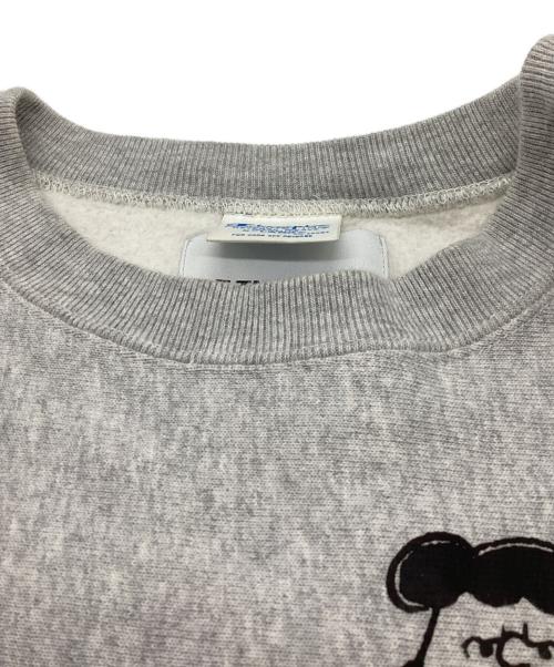 Champion REVERSE WEAVE（チャンピオン リバース ウィーブ）Champion REVERSE WEAVE (チャンピオン リバース ウィーブ) PEANUTS (ピーナッツ) VA (ヴイエー) PEANUTSプリントスウェット　/　C8-C056 グレー サイズ:XLの古着・服飾アイテム