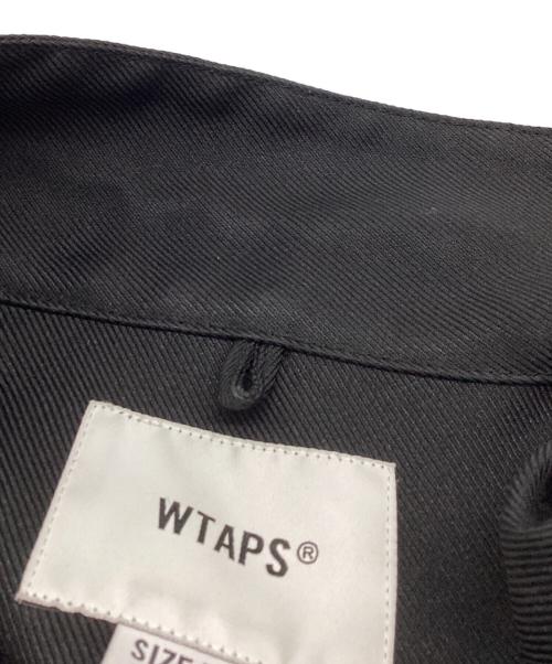 WTAPS（ダブルタップス）WTAPS (ダブルタップス) 22SS HUEY / LS / POLY. TWILL　/　221BRDT-SHM03 ブラック サイズ:04の古着・服飾アイテム