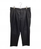 WTAPSダブルタップス）の古着「TUCK 01 TROUSERS / 221TQDT-PTM01」｜ブラック