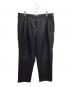 WTAPS（ダブルタップス）の古着「TUCK 01 TROUSERS / 221TQDT-PTM01」｜ブラック
