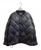 NEIGHBORHOODネイバーフッド）の古着「CHECKER DOWN JACKET」｜ブラック