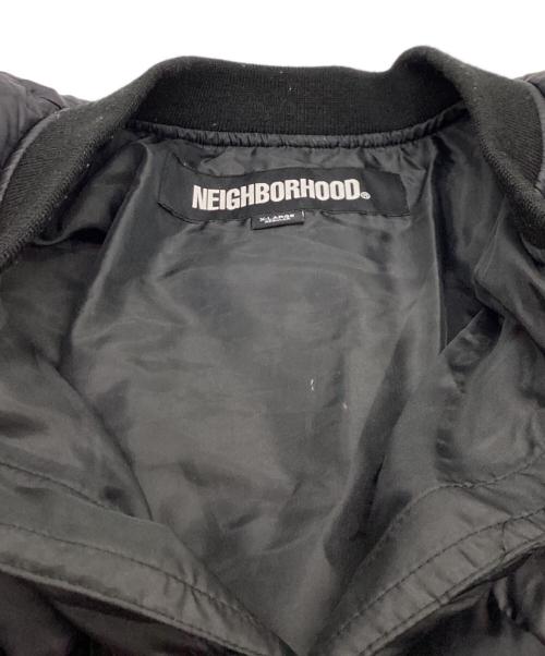 NEIGHBORHOOD（ネイバーフッド）NEIGHBORHOOD (ネイバーフッド) CHECKER DOWN JACKET ブラック サイズ:xlの古着・服飾アイテム