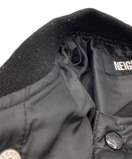 NEIGHBORHOOD（ネイバーフッド）NEIGHBORHOOD (ネイバーフッド) CHECKER DOWN JACKET ブラック サイズ:xlの古着・服飾アイテム