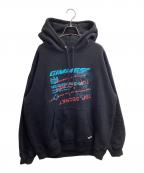 NEIGHBORHOODネイバーフッド）の古着「NH X GIMME FIVE . SWEAT HOODIE」｜ブラック