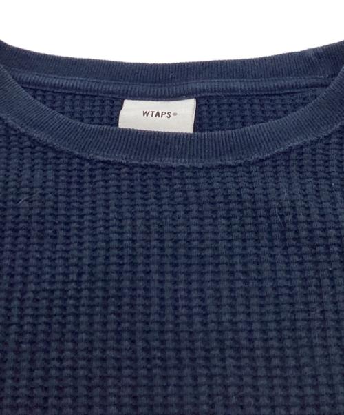 WTAPS（ダブルタップス）WTAPS (ダブルタップス) 24AW WAFFLE/LS/COTTON　/　242ATDT-CSM21 ネイビー サイズ:04の古着・服飾アイテム