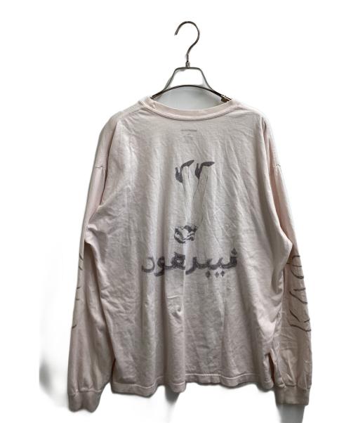NEIGHBORHOOD（ネイバーフッド）NEIGHBORHOOD (ネイバーフッド) NH TEE LS-9 落書きグラフィックロンT ピンク サイズ:XLの古着・服飾アイテム
