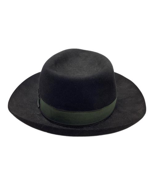 BORSALINO（ボルサリーノ）BORSALINO (ボルサリーノ) フェルトハット ブラックの古着・服飾アイテム