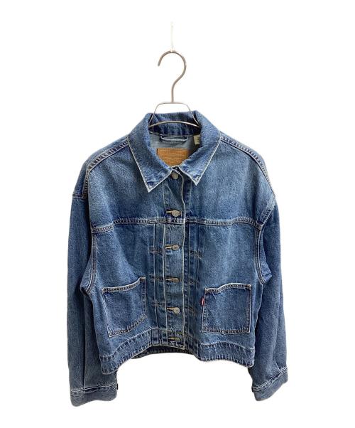LEVI'S PReMIUM（リーバイス プレミアム）LEVI'S PReMIUM (リーバイス プレミアム) SLOBE IENA (スローブ イエナ) 別注 BALLON SLEEVE TRUCKER JACKET ブルー サイズ:XXSの古着・服飾アイテム