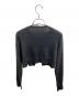 FOXEY (フォクシー) シルク クロップドカーディガン / 37663-KSJFN413L0 グレー サイズ:40：8000円