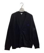 LOEWEロエベ）の古着「アナグラム刺繍ウールカーディガン　/　Q825Y16K05」｜ブラック