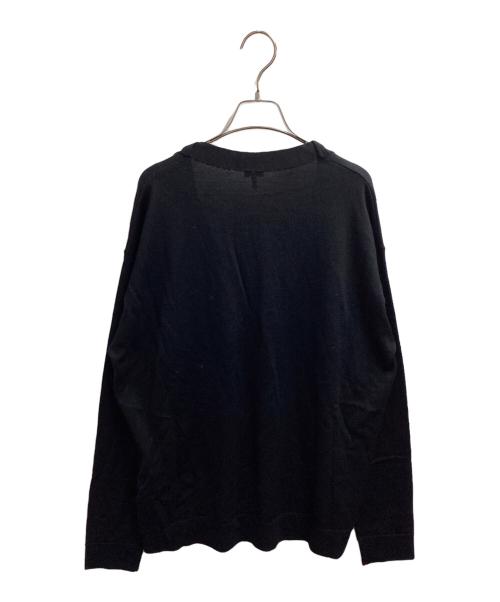 LOEWE（ロエベ）LOEWE (ロエベ) アナグラム刺繍ウールカーディ / Q825Y16K05ガン ブラック サイズ:L 未使用品の古着・服飾アイテム