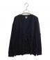 LOEWE（ロエベ）の古着「アナグラム刺繍ウールカーディガン / Q825Y16K03」｜ブラック