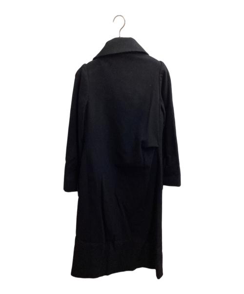 Vivienne Westwood RED LABEL（ヴィヴィアンウエストウッドレッドレーベル）Vivienne Westwood RED LABEL (ヴィヴィアンウエストウッドレッドレーベル) オーブボタンウールコート ブラック サイズ:40の古着・服飾アイテム