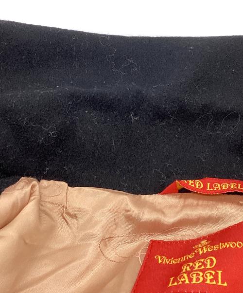 Vivienne Westwood RED LABEL（ヴィヴィアンウエストウッドレッドレーベル）Vivienne Westwood RED LABEL (ヴィヴィアンウエストウッドレッドレーベル) オーブボタンウールコート ブラック サイズ:40の古着・服飾アイテム