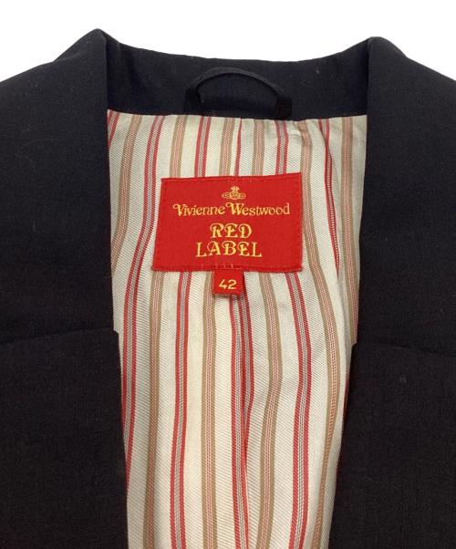 Vivienne Westwood（ヴィヴィアンウエストウッド）Vivienne Westwood (ヴィヴィアンウエストウッド) 変形ジャケットスカートセット　/　356-01-42011　/　05SS イタリア製  ネイビー サイズ:42の古着・服飾アイテム