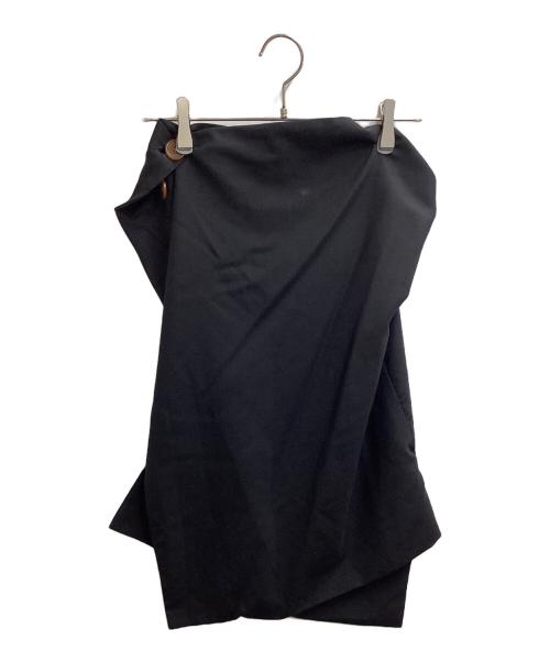 Vivienne Westwood（ヴィヴィアンウエストウッド）Vivienne Westwood (ヴィヴィアンウエストウッド) 変形ジャケットスカートセット　/　356-01-42011　/　05SS イタリア製  ネイビー サイズ:42の古着・服飾アイテム