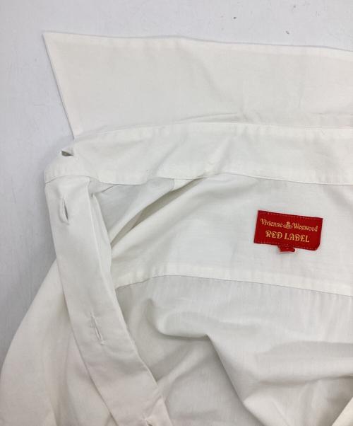 Vivienne Westwood RED LABEL（ヴィヴィアンウエストウッドレッドレーベル）Vivienne Westwood RED LABEL (ヴィヴィアンウエストウッドレッドレーベル) オーブ刺繍シャツ / 356-01-82001 ホワイト サイズ:1の古着・服飾アイテム