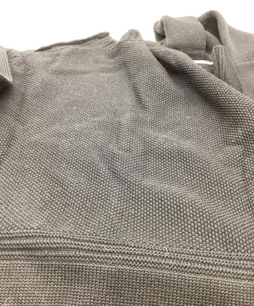 HERMES（エルメス）HERMES (エルメス) シルク混肩ボタンニットワンピース ブラック サイズ:38の古着・服飾アイテム