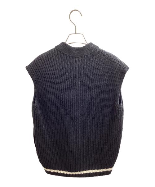 MONCLER（モンクレール）MONCLER (モンクレール) GILET TRICOT / ニット切替ダウンベスト ブラック サイズ:Sの古着・服飾アイテム
