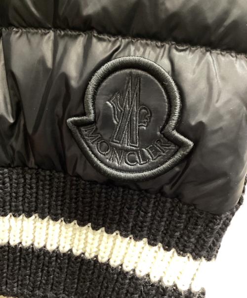 MONCLER（モンクレール）MONCLER (モンクレール) GILET TRICOT / ニット切替ダウンベスト ブラック サイズ:Sの古着・服飾アイテム