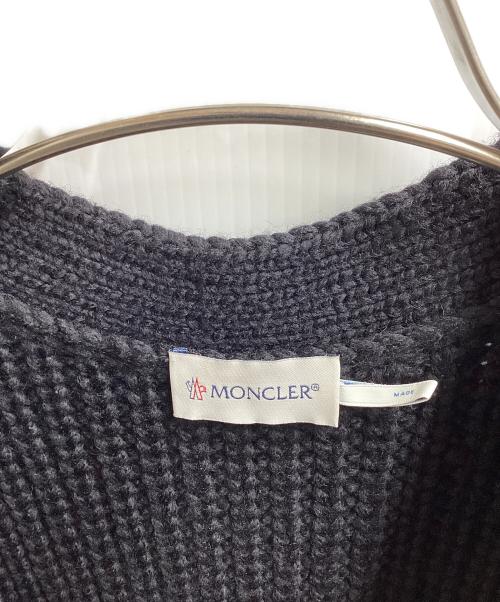 MONCLER（モンクレール）MONCLER (モンクレール) GILET TRICOT / ニット切替ダウンベスト ブラック サイズ:Sの古着・服飾アイテム