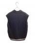 MONCLER (モンクレール) GILET TRICOT / ニット切替ダウンベスト ブラック サイズ:S：30000円