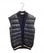 MONCLERモンクレール）の古着「GILET TRICOT / ニット切替ダウンベスト　/　I20939I00001」｜ブラック