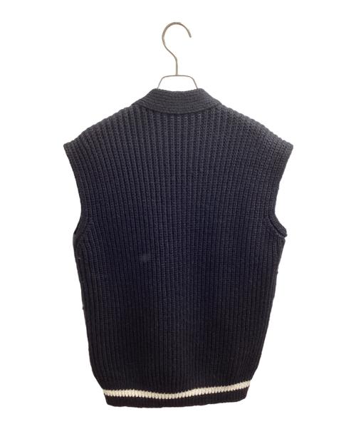 MONCLER（モンクレール）MONCLER (モンクレール) GILET TRICOT / ニット切替ダウンベスト　/　I20939I00001 ブラック サイズ:ＸＳの古着・服飾アイテム