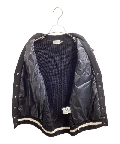 MONCLER（モンクレール）MONCLER (モンクレール) GILET TRICOT / ニット切替ダウンベスト　/　I20939I00001 ブラック サイズ:ＸＳの古着・服飾アイテム