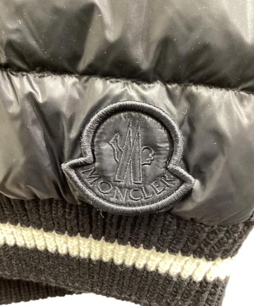 MONCLER（モンクレール）MONCLER (モンクレール) GILET TRICOT / ニット切替ダウンベスト　/　I20939I00001 ブラック サイズ:ＸＳの古着・服飾アイテム