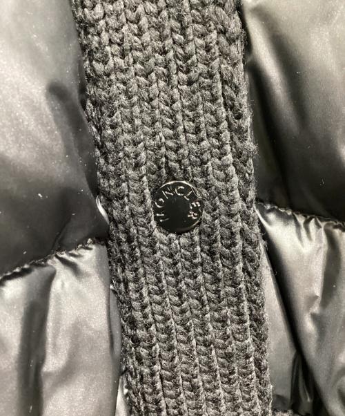 MONCLER（モンクレール）MONCLER (モンクレール) GILET TRICOT / ニット切替ダウンベスト　/　I20939I00001 ブラック サイズ:ＸＳの古着・服飾アイテム