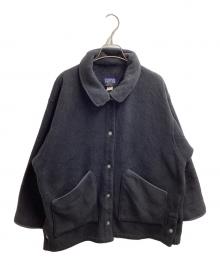 Patagonia（パタゴニア）の古着「98年製 シャーリングコート　/　28202　/.　 USA製 FA98 レディース規格」｜ブラック