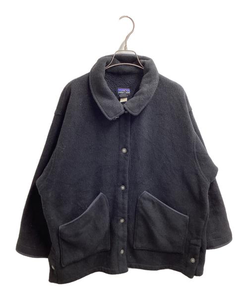 Patagonia（パタゴニア）Patagonia (パタゴニア) 98年製 シャーリングコート　/　28202　/.　 USA製 FA98 レディース規格 ブラック サイズ:Sの古着・服飾アイテム