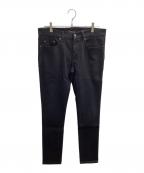Saint Laurent Parisサンローランパリ）の古着「スキニーデニムパンツ　/　D02Y 527389」｜ブラック