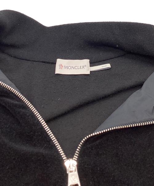 MONCLER（モンクレール）MONCLER (モンクレール) ZIP UP CARDIGAN ブラック サイズ:Lの古着・服飾アイテム