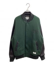 WACKO MARIA（ワコマリア）の古着「23SS LEATHER VERSITY JACKET」｜グリーン