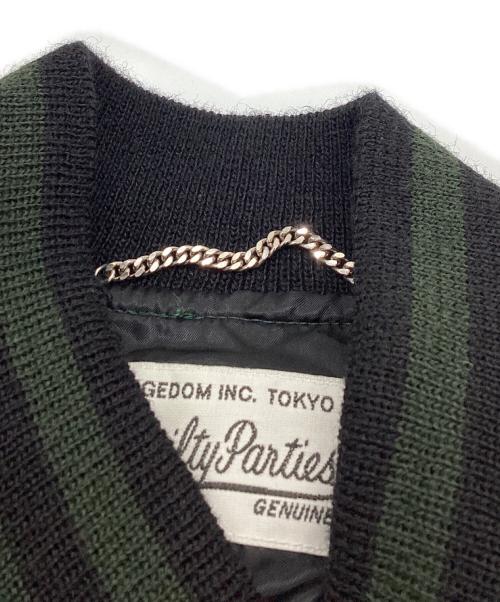 WACKO MARIA（ワコマリア）WACKO MARIA (ワコマリア) 23SS LEATHER VERSITY JACKET グリーン サイズ:Sの古着・服飾アイテム