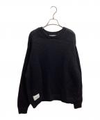 WTAPSダブルタップス）の古着「Ingredient / Sweater / Poly / 242MADT-KNM05」｜ブラック