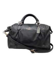 COACH（コーチ）の古着「コレット レザー サッチェル　/　	 F33806」｜ブラック