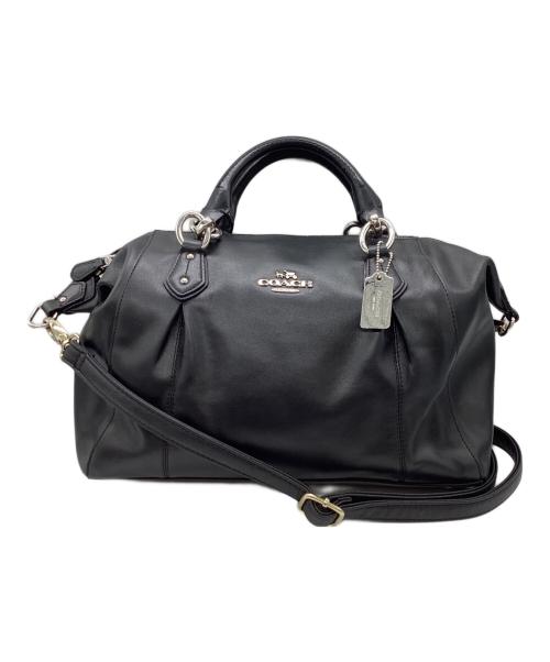 COACH（コーチ）COACH (コーチ) コレット レザー サッチェル　/　	 F33806 ブラックの古着・服飾アイテム