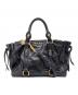 MIU MIU（ミュウミュウ）の古着「VITELLO SHINE 2way Bag」｜ブラック