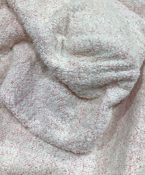 CHANEL（シャネル）CHANEL (シャネル) パイル地ショートスリーブジャケット ピンク サイズ:36の古着・服飾アイテム