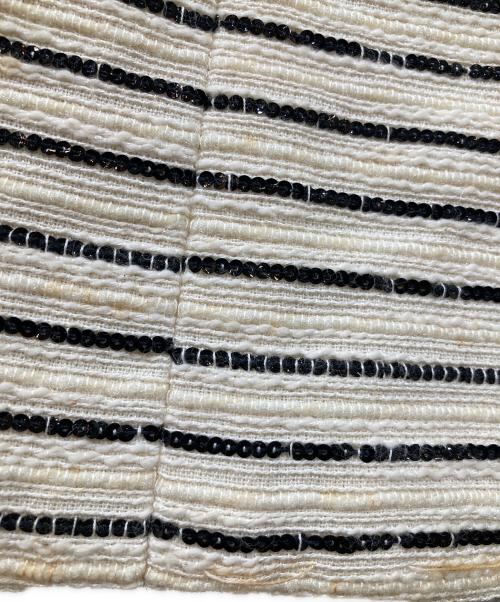 CHANEL（シャネル）CHANEL (シャネル) カメリア半袖ツイードワンピース アイボリー サイズ:36の古着・服飾アイテム