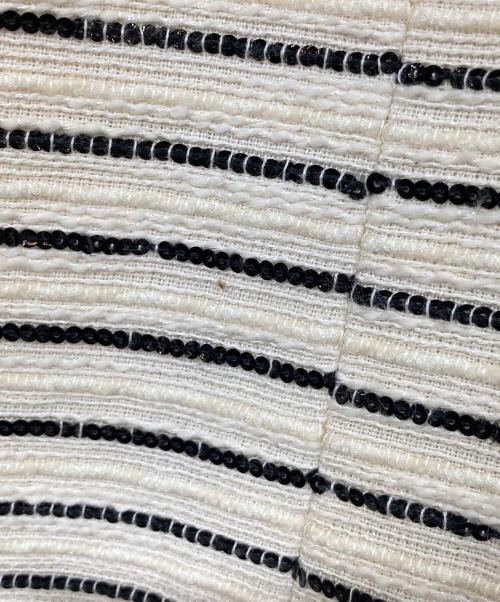 CHANEL（シャネル）CHANEL (シャネル) カメリア半袖ツイードワンピース アイボリー サイズ:36の古着・服飾アイテム