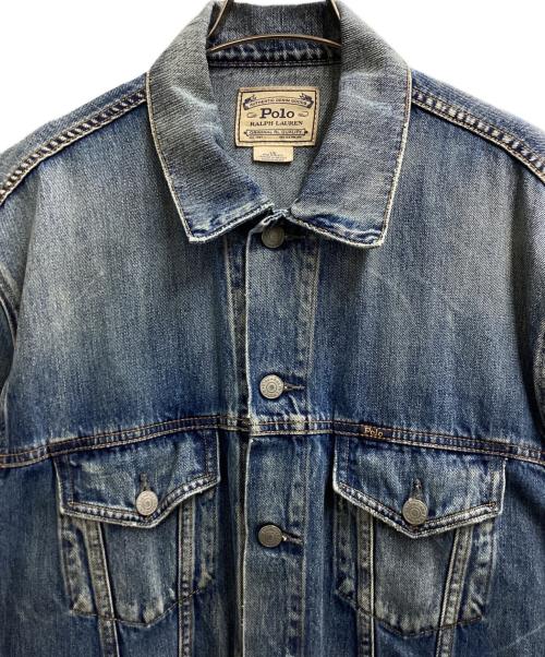 POLO RALPH LAUREN（ポロ・ラルフローレン）POLO RALPH LAUREN (ポロ・ラルフローレン) 3rd Type デニムジャケット ブルー サイズ:Lの古着・服飾アイテム