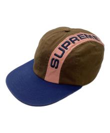 SUPREME（シュプリーム）の古着「Stripe 6-Panel CAP / ストライプシックスパネルキャップ」｜ブラウン