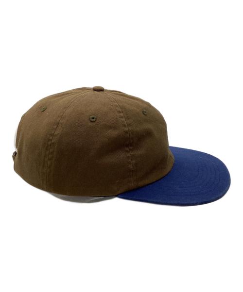 SUPREME（シュプリーム）Supreme (シュプリーム) Stripe 6-Panel CAP / ストライプシックスパネルキャップ ブラウン サイズ:記載無し（採寸値参照）の古着・服飾アイテム