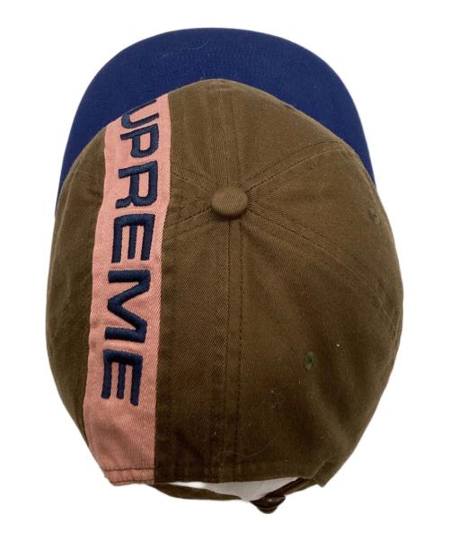 SUPREME（シュプリーム）Supreme (シュプリーム) Stripe 6-Panel CAP / ストライプシックスパネルキャップ ブラウン サイズ:記載無し（採寸値参照）の古着・服飾アイテム