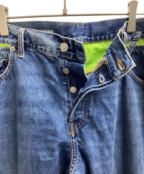 DIESEL（ディーゼル）DIESEL (ディーゼル) 1995 D-SARK-RS-S  / デニムパンツ　/　A11412 ブルー サイズ:36の古着・服飾アイテム